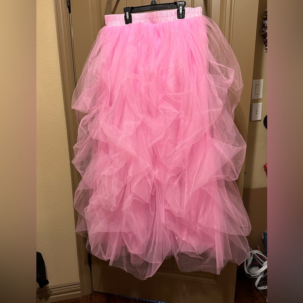 Pink Tulle Skirt